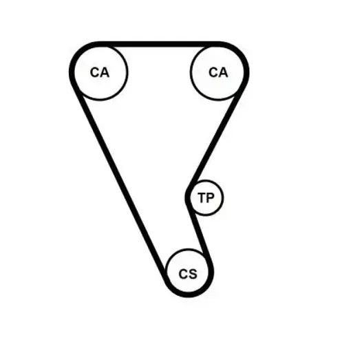 Timing belt ct1257 continental - belt,